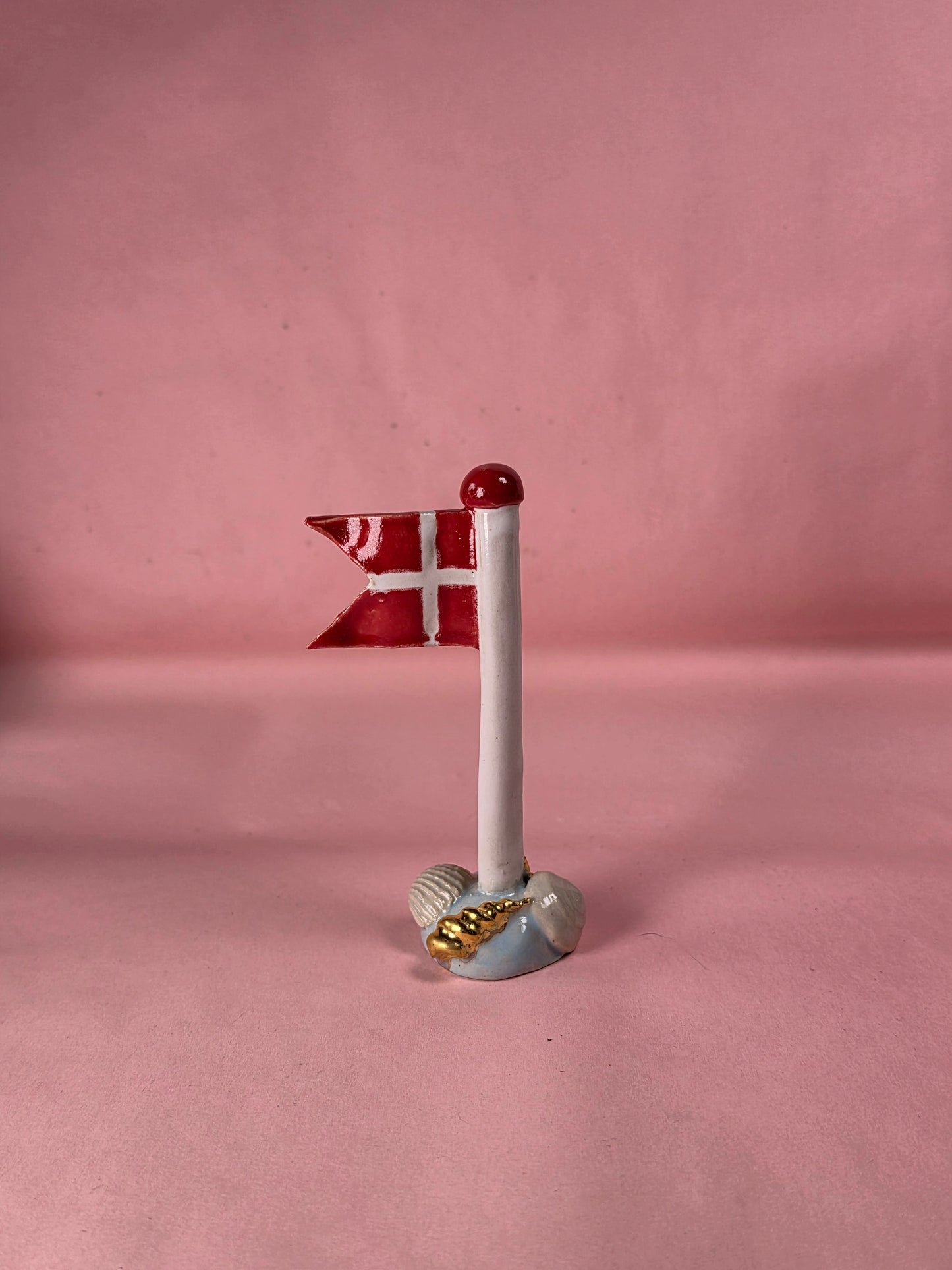 Flag - maritim, guldbelagt
