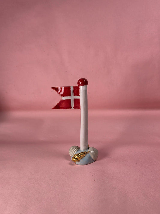 Flag  - maritim, guldbelagt