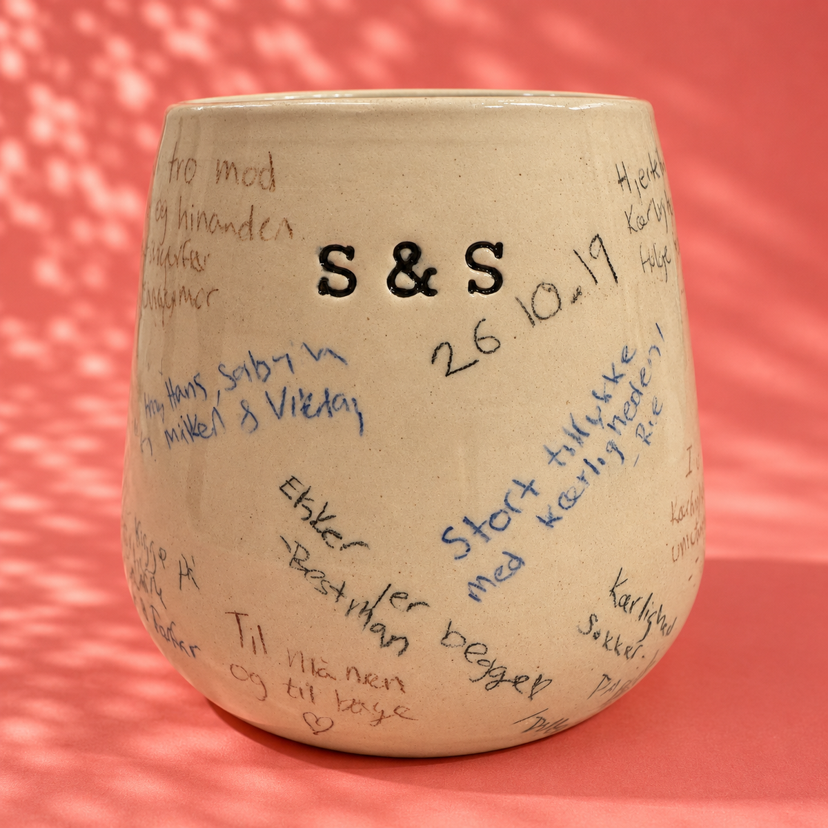 Vase som gæstebog